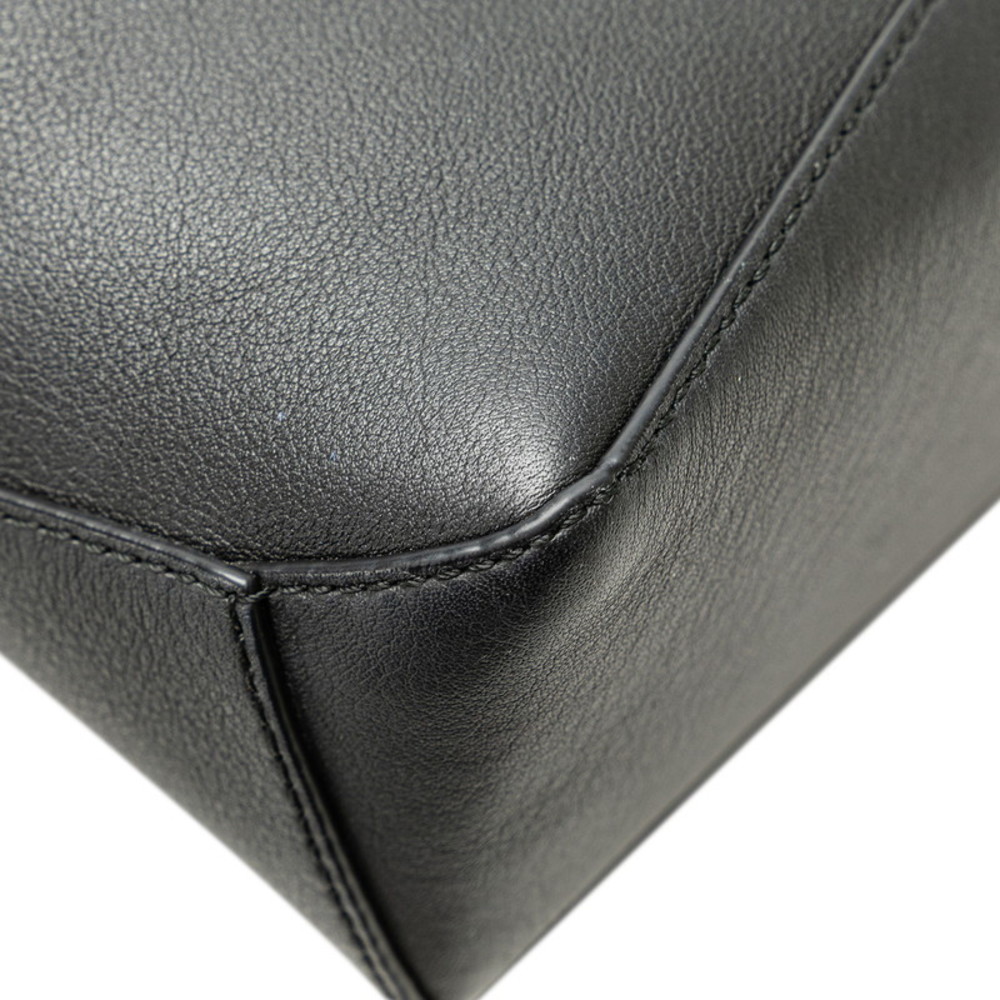 Loewe Edge Logo Bag Black Handbag Puzzle Mini Anagram Leather Shoulder - Picture 9 of 11
